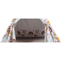 Namiot Teepee Wigwam mata kolekcja leśne zwierzaki